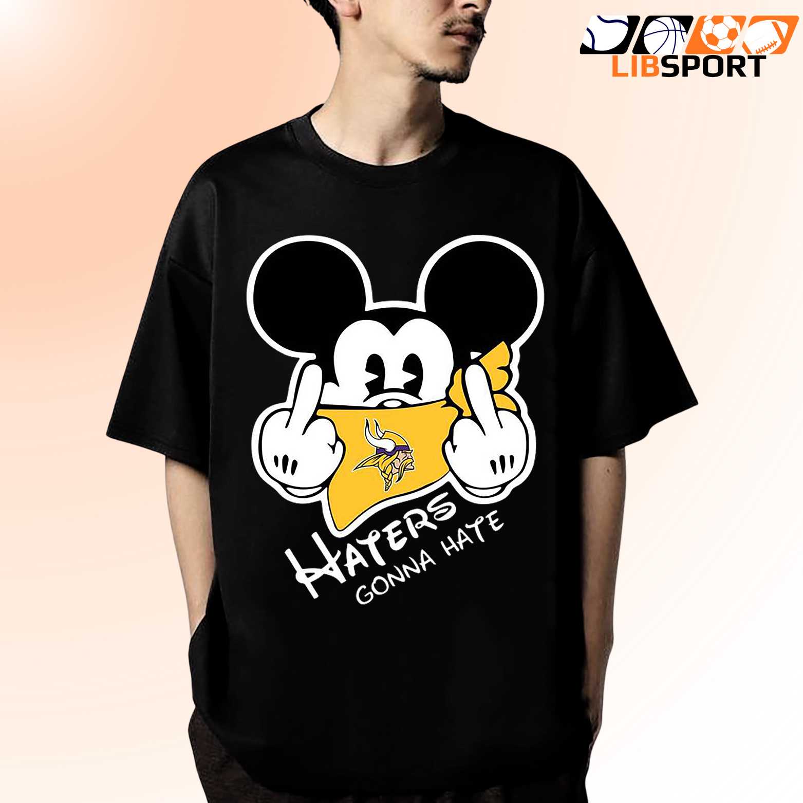 Haters Gonna Hate T Shirt, Minnesota Vikings Tee, Unisex Nfl Streetwear Shirt